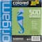 Folia® 6" Solid Assorted Origami Paper, 500 Sheets